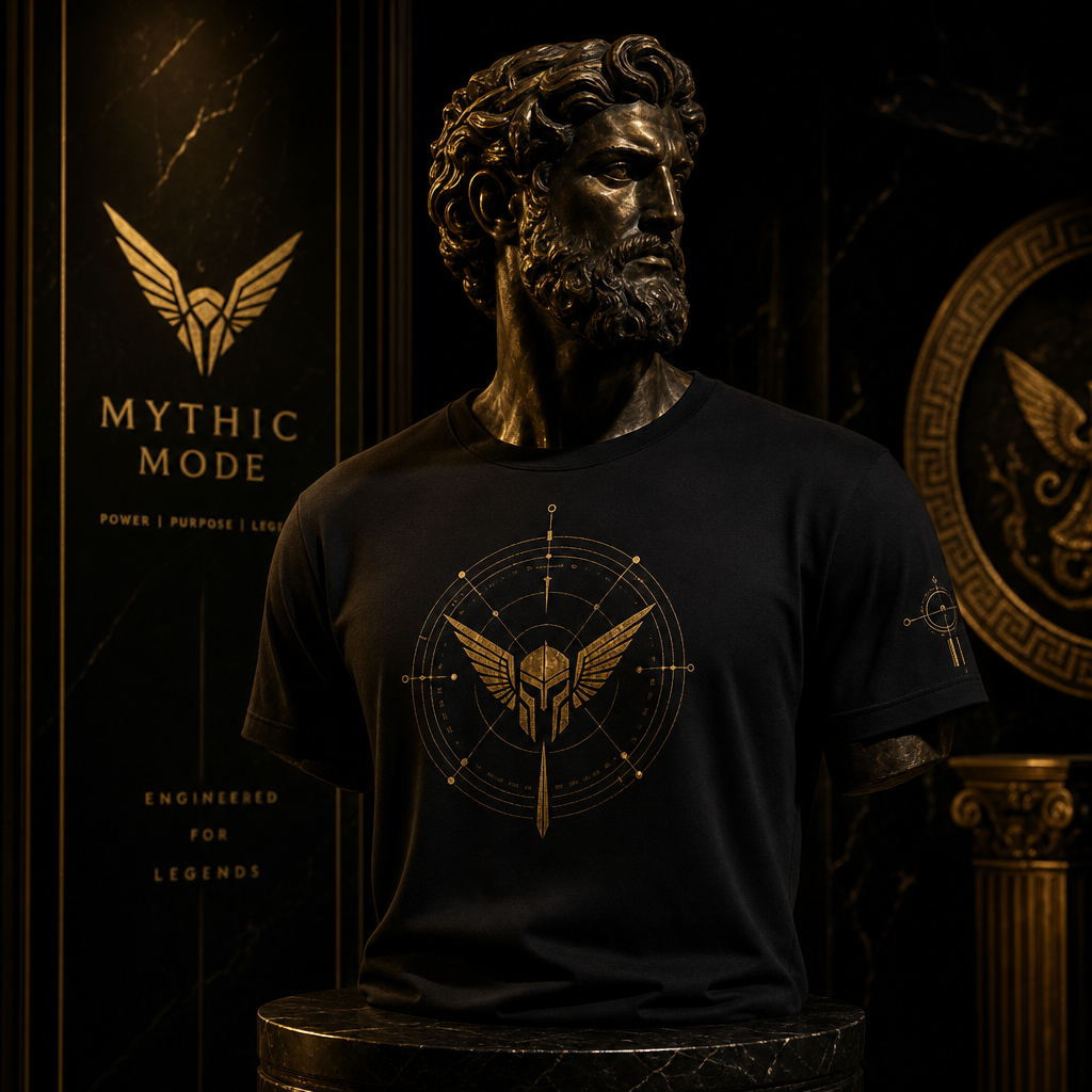 Mythic Mode t-shirt lifestyle image