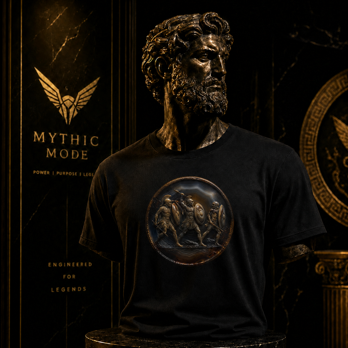Pylos Combat Agate T-Shirt — Mythic Mode primary scene
