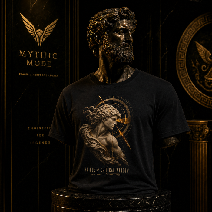 Kairos Critical Window T-Shirt — Mythic Mode primary scene