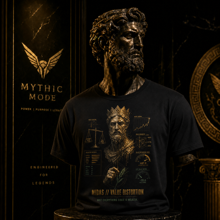 Midas Value Distortion T-Shirt — Mythic Mode primary scene