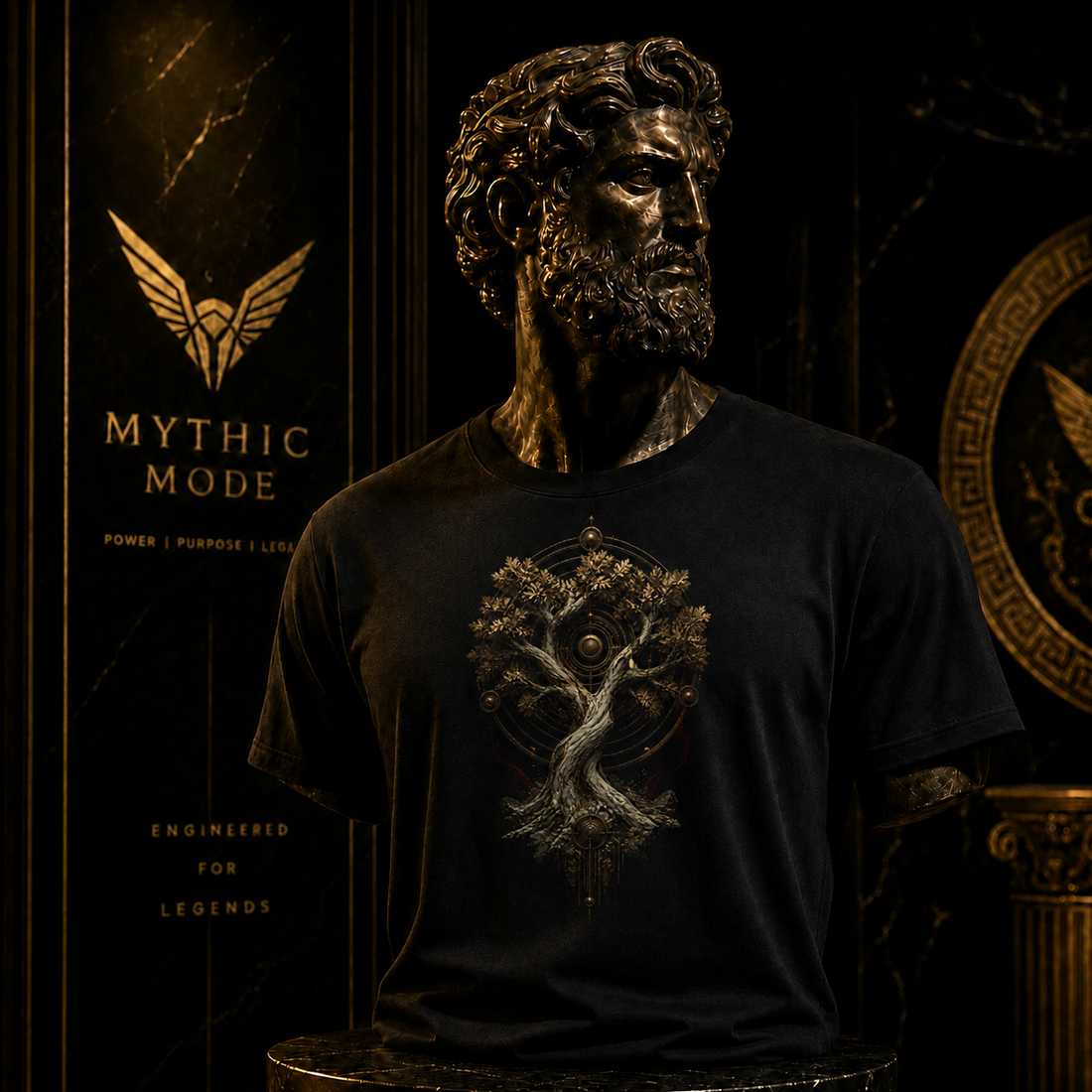 Dodona Sacred Oak T-Shirt — Mythic Mode primary scene