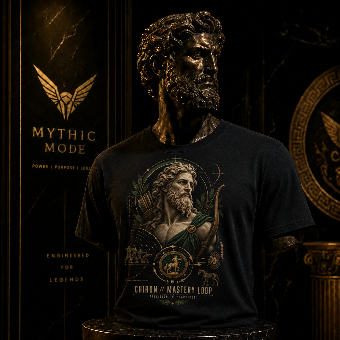 Chiron Mastery Loop T-Shirt — Mythic Mode primary scene