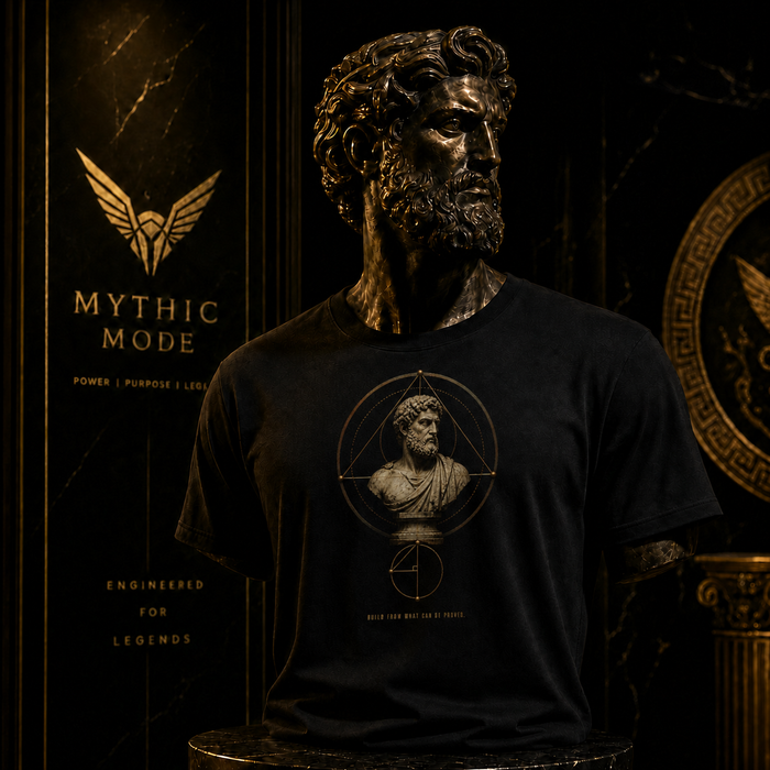 Euclid Proof Architecture T-Shirt — Mythic Mode primary scene