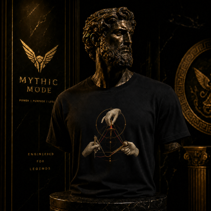 The Three Threads T-Shirt — Mythic Mode primary scene