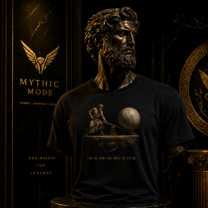 Archimedes Leverage Principle T-Shirt — Mythic Mode primary scene