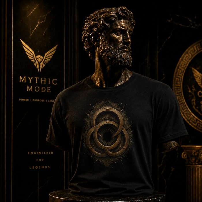 Samothrace Ring Portal T-Shirt — Mythic Mode primary scene