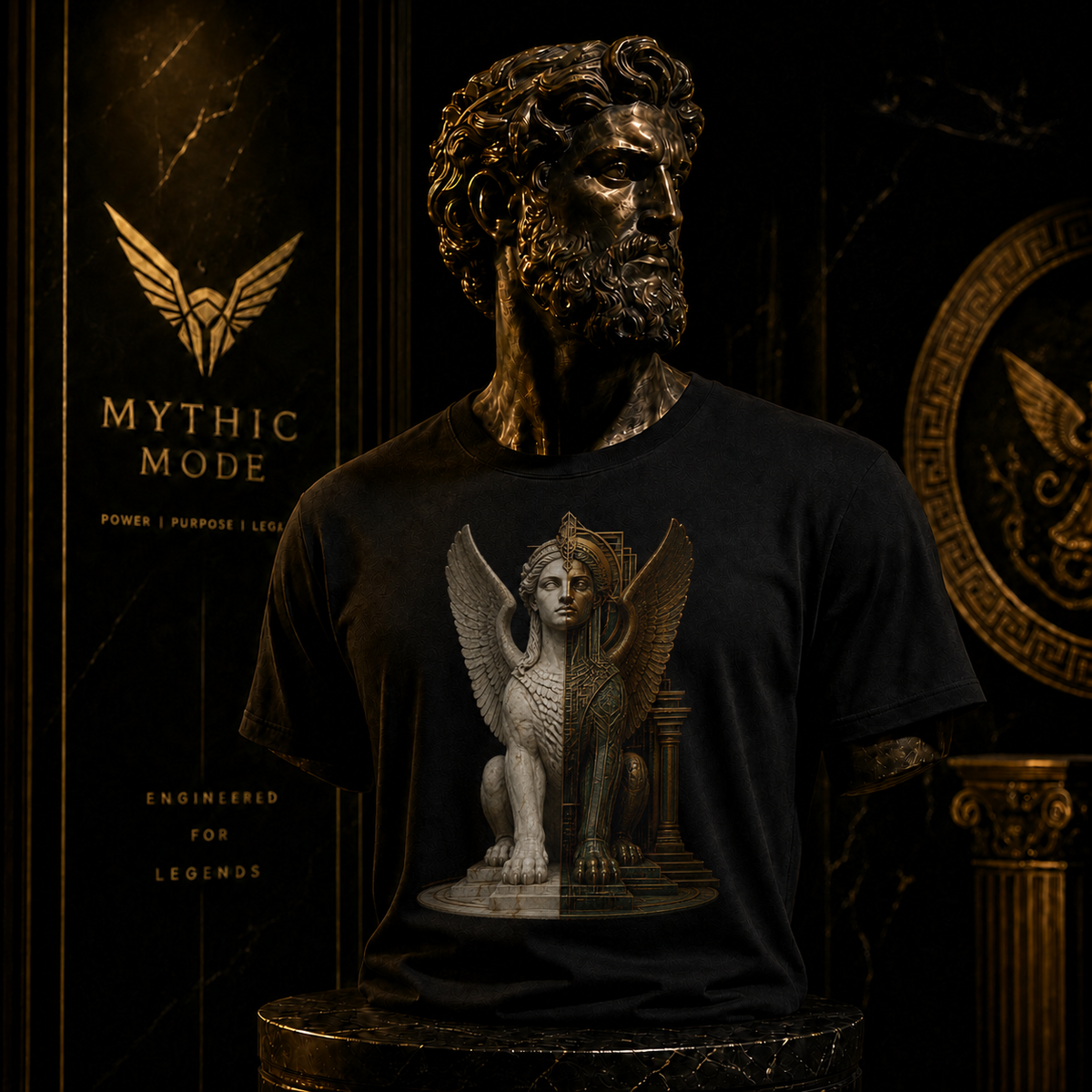 Sphinx Gate T-Shirt — Mythic Mode primary scene
