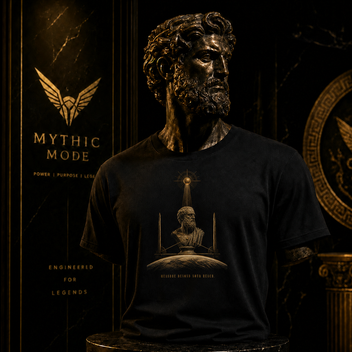 Eratosthenes Shadow Measure T-Shirt — Mythic Mode primary scene