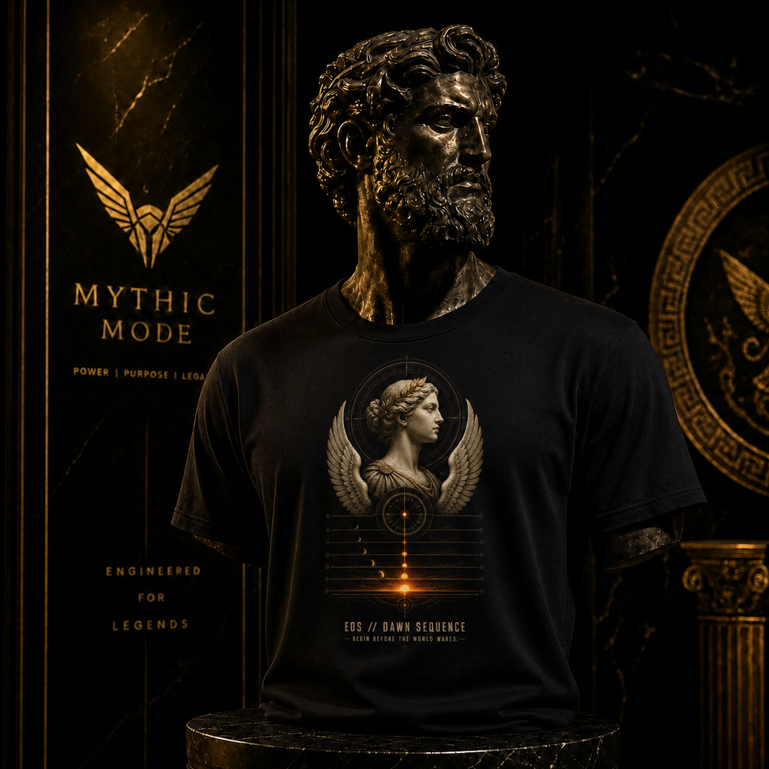 Eos Dawn Sequence T-Shirt — Mythic Mode primary scene