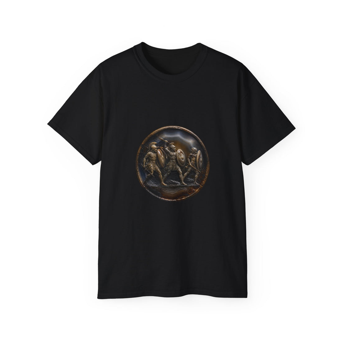 Pylos Combat Agate T-Shirt — Printify front view