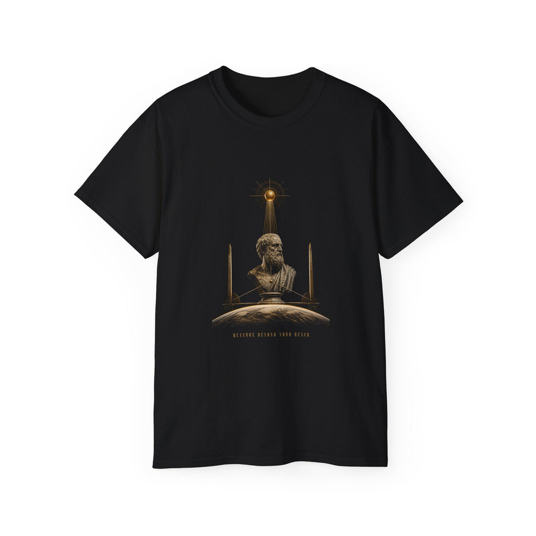 Eratosthenes Shadow Measure T-Shirt — Printify front view