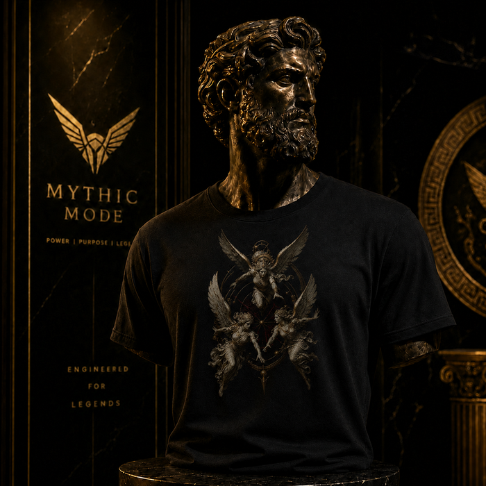 Erinyes Triple Pursuit T-Shirt — Mythic Mode primary scene