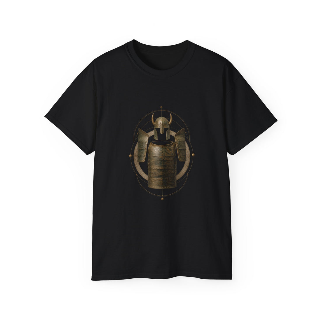 Dendra Bronze Shell T-Shirt — Printify front view
