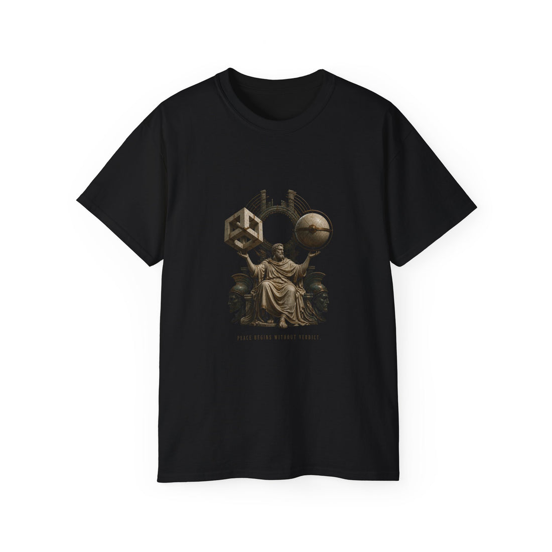 Pyrrho Suspension Mode T-Shirt — Printify front view