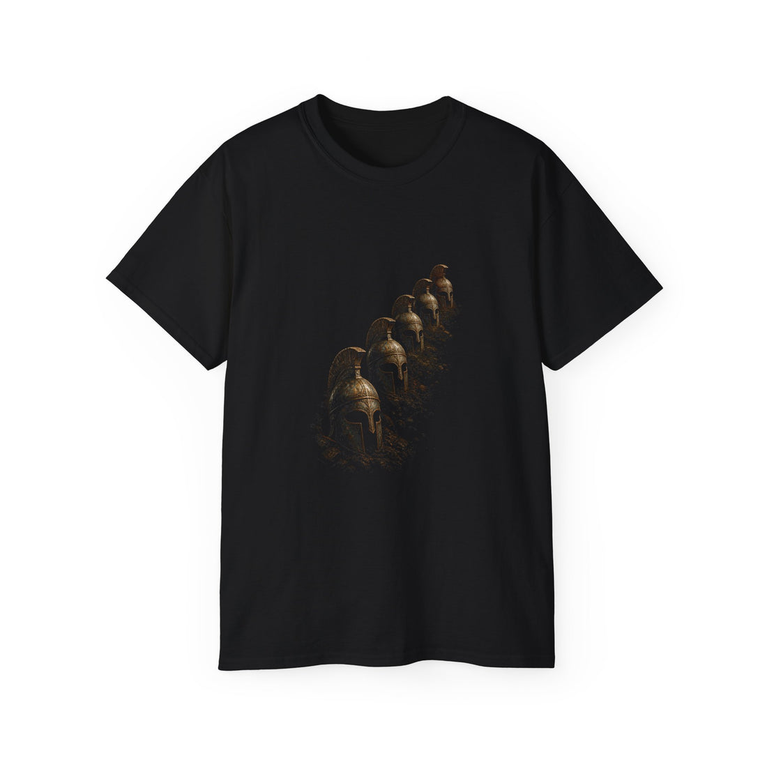 Cadmus Sown Warriors T-Shirt — Printify front view