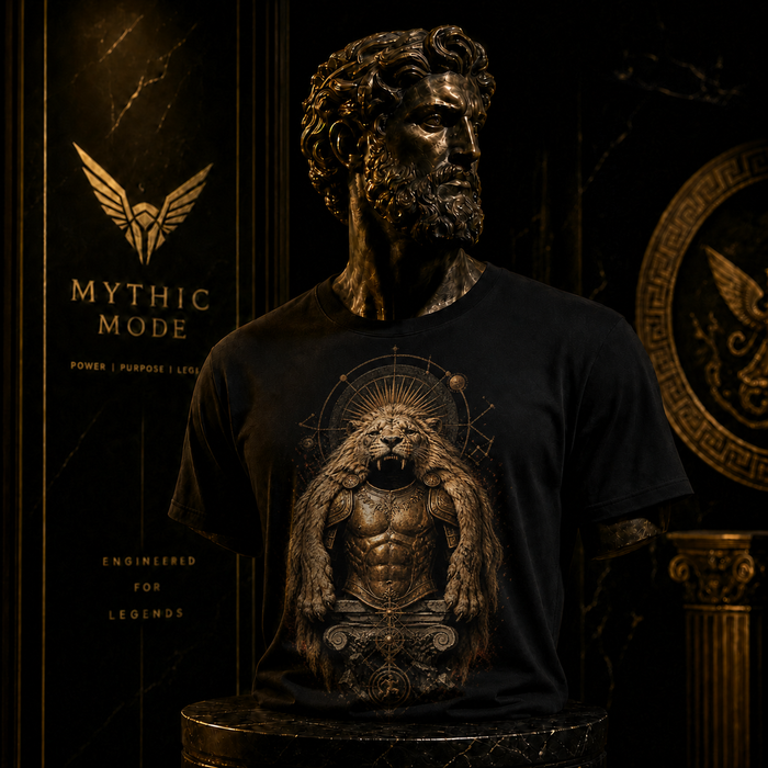 Nemean Lion Mantle T-Shirt — Mythic Mode primary scene