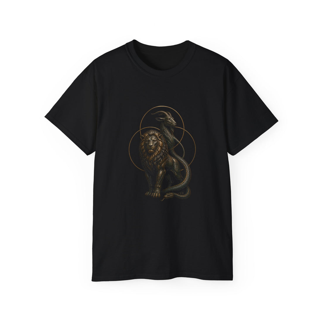 Chimera Tri-Form T-Shirt — Printify front view