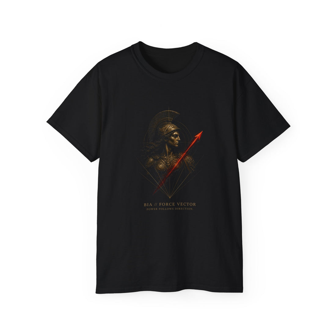 Bia Force Vector T-Shirt — Printify front view