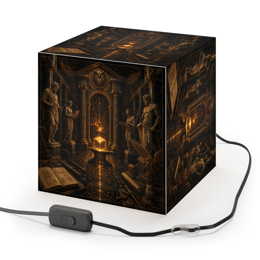Mythic Mode Light Cube Lamp - Modern Builder Temple