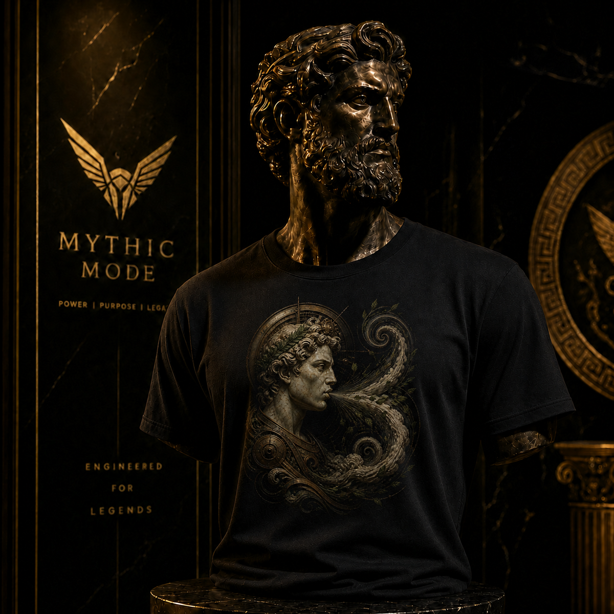 Zephyrus Spring Spiral T-Shirt — Mythic Mode primary scene