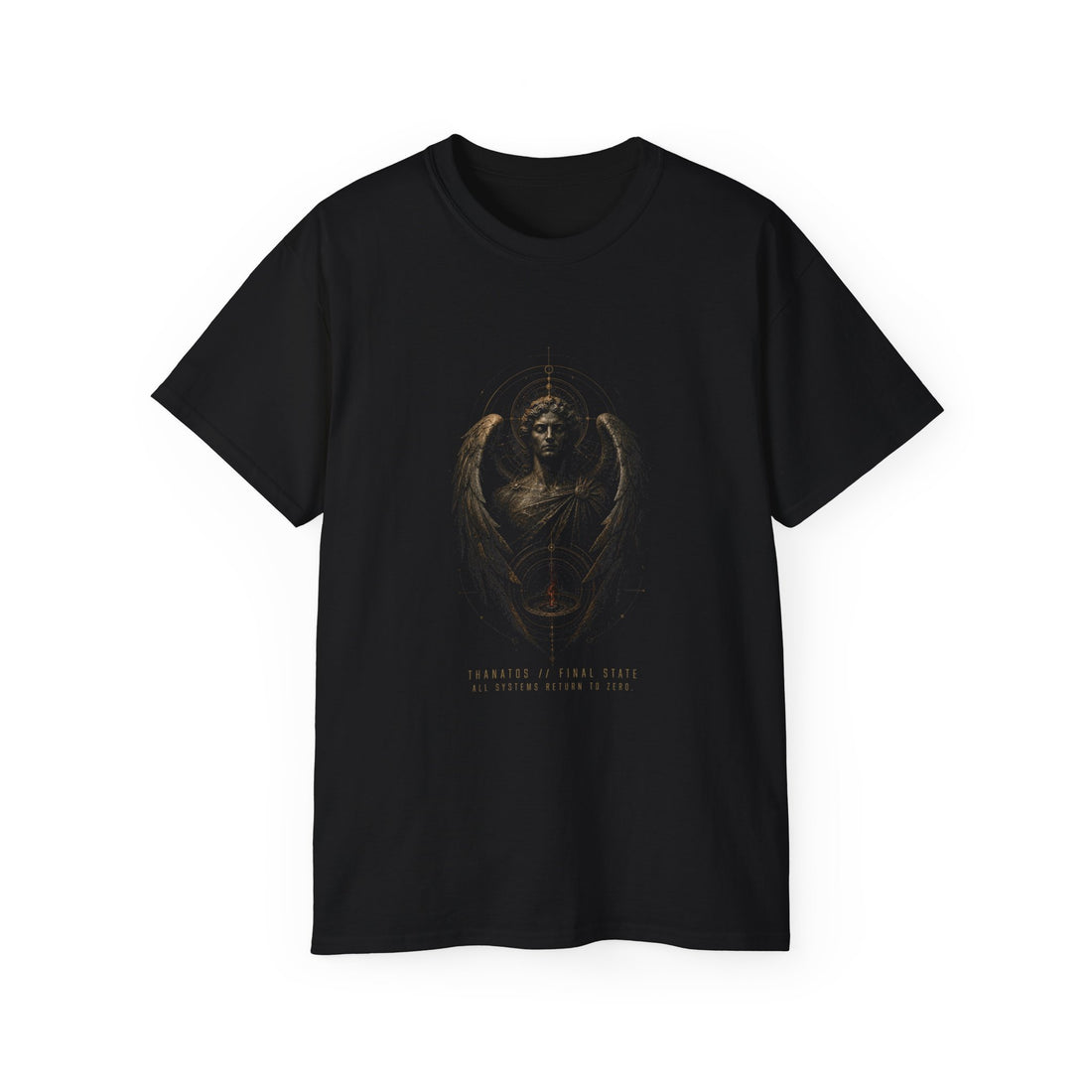 Thanatos Final State T-Shirt — Printify front view