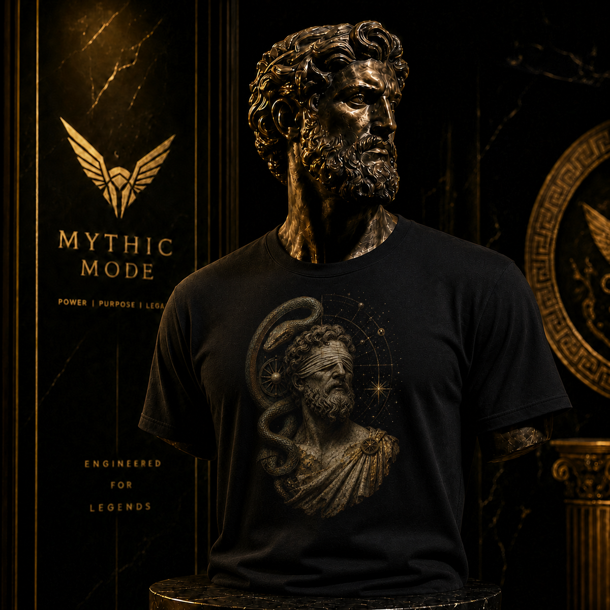 Tiresias Double Vision T-Shirt — Mythic Mode primary scene