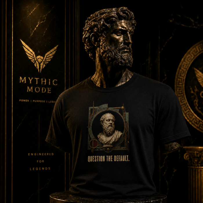 Socrates Examined Life T-Shirt — Mythic Mode primary scene
