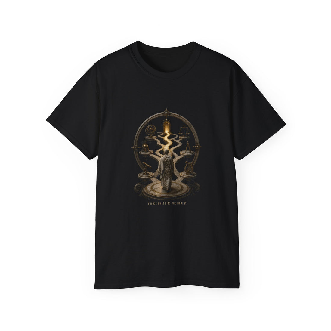 Phronesis Practical Wisdom T-Shirt — Printify front view