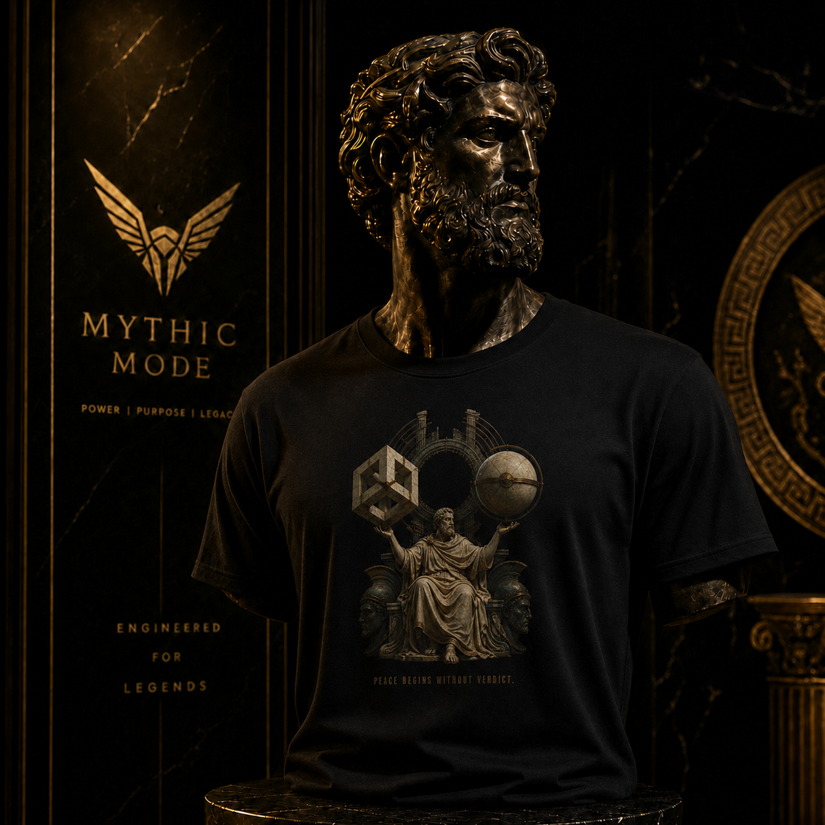 Pyrrho Suspension Mode T-Shirt — Mythic Mode primary scene