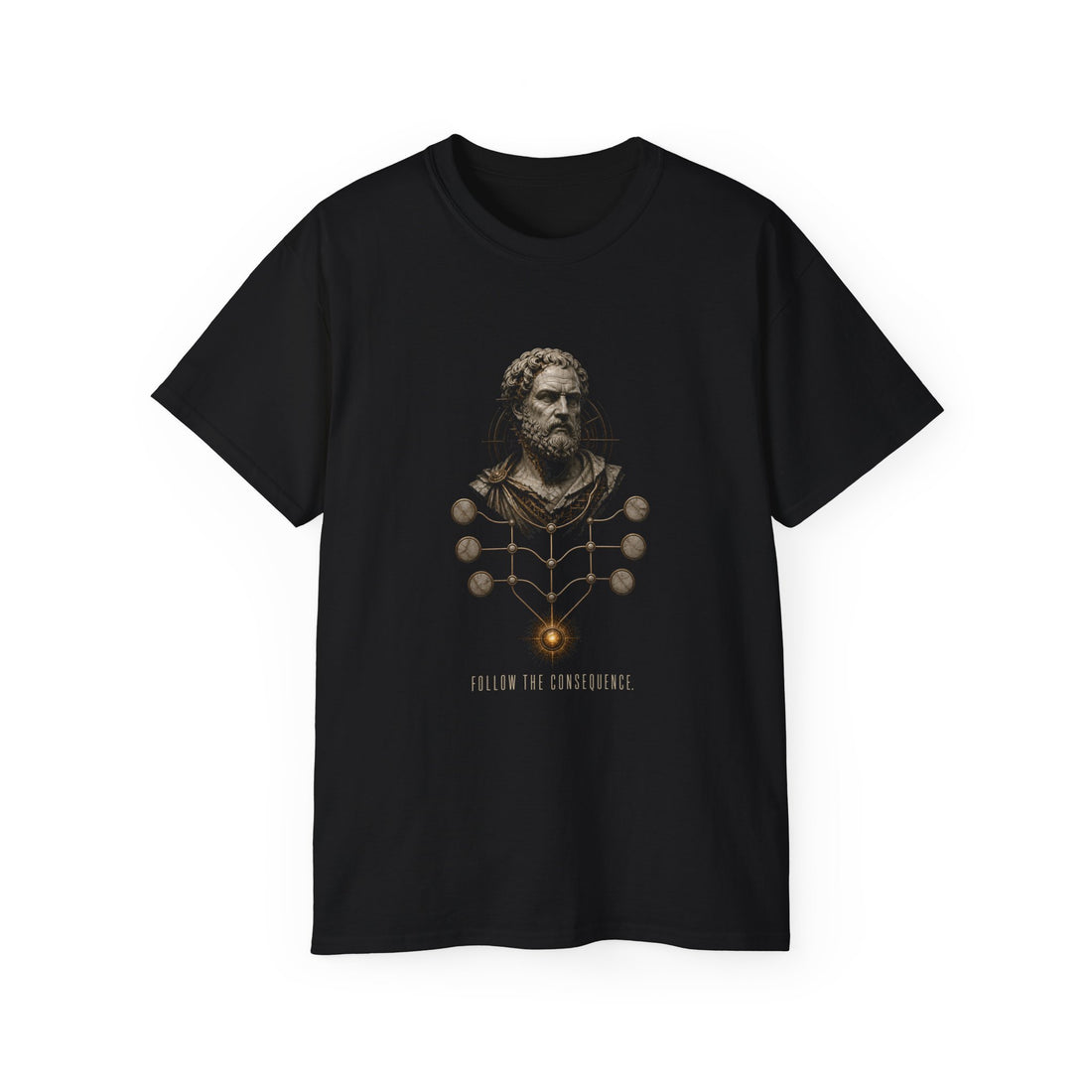 Chrysippus Logic Mesh T-Shirt — Printify front view