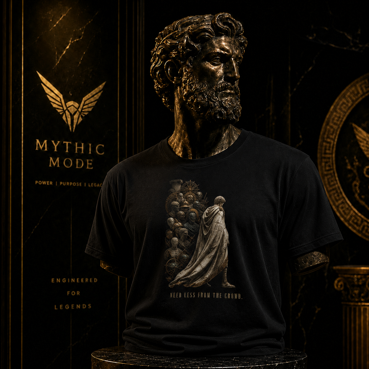 Antisthenes Self-Sufficiency T-Shirt — Mythic Mode primary scene