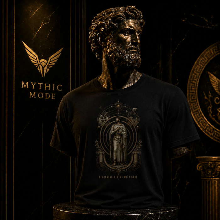 Oikeiosis Expanding Circle T-Shirt — Mythic Mode primary scene