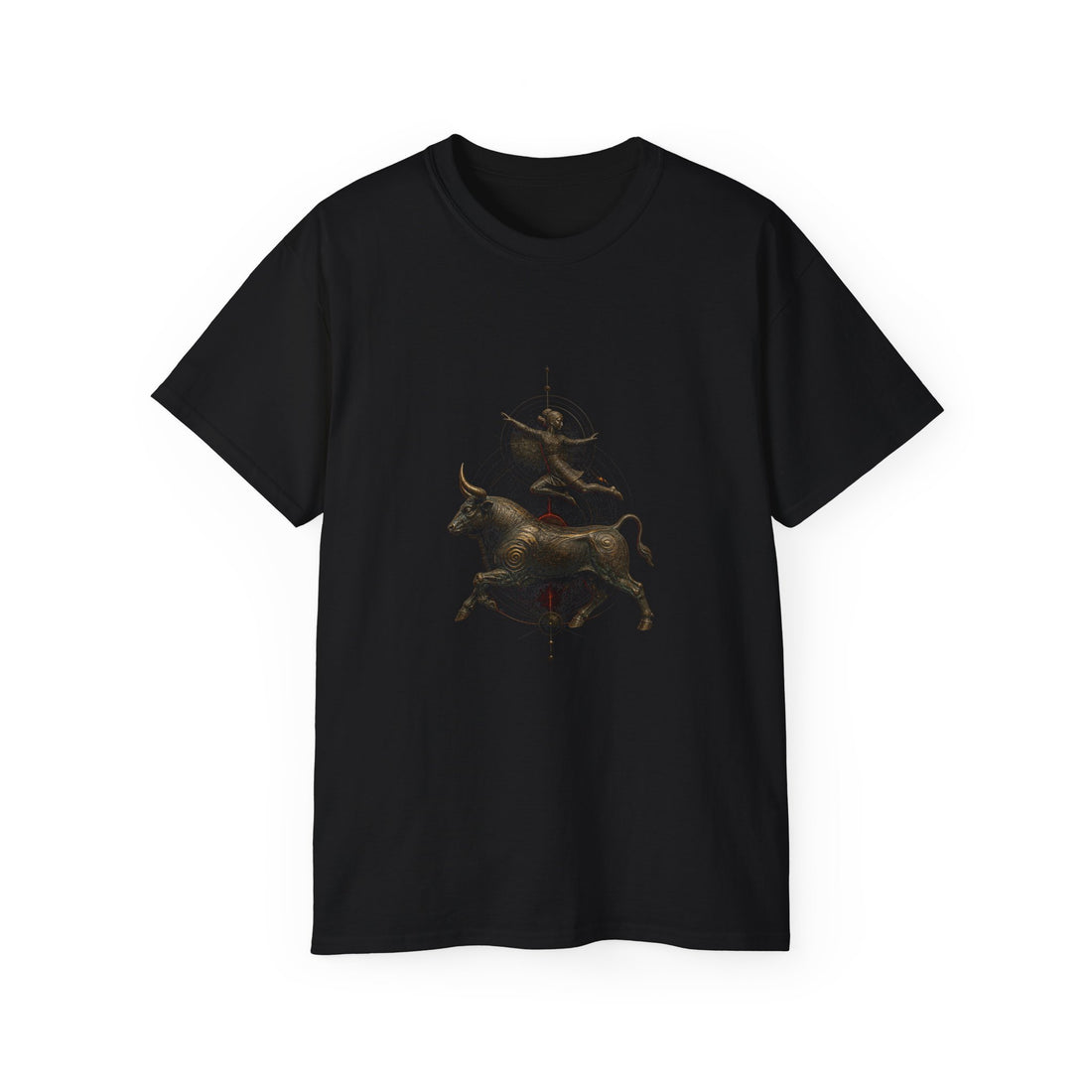 Minoan Bull Leap T-Shirt — Printify front view