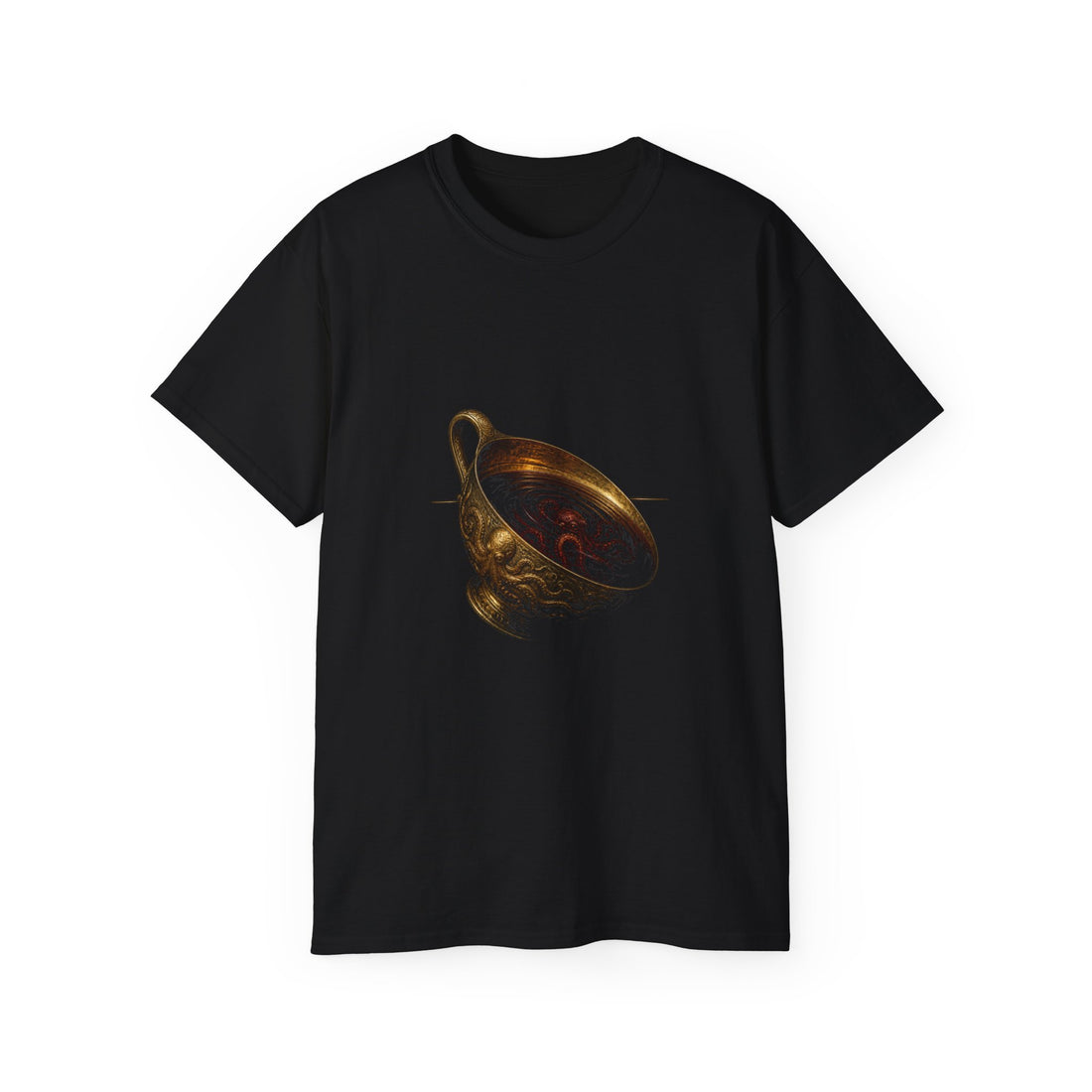 Wine-Dark Sea Cup T-Shirt — Printify front view