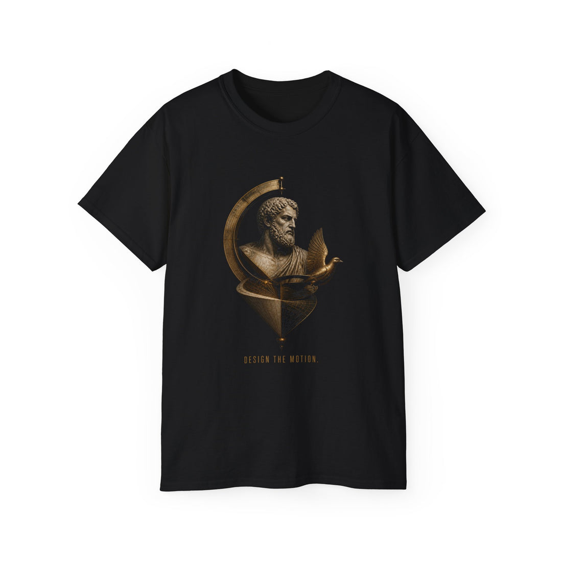 Archytas Motion Geometry T-Shirt — Printify front view