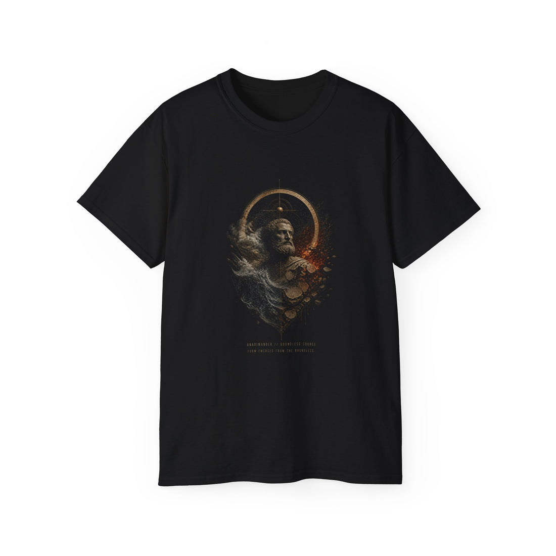 Anaximander Boundless Source T-Shirt — Printify front view