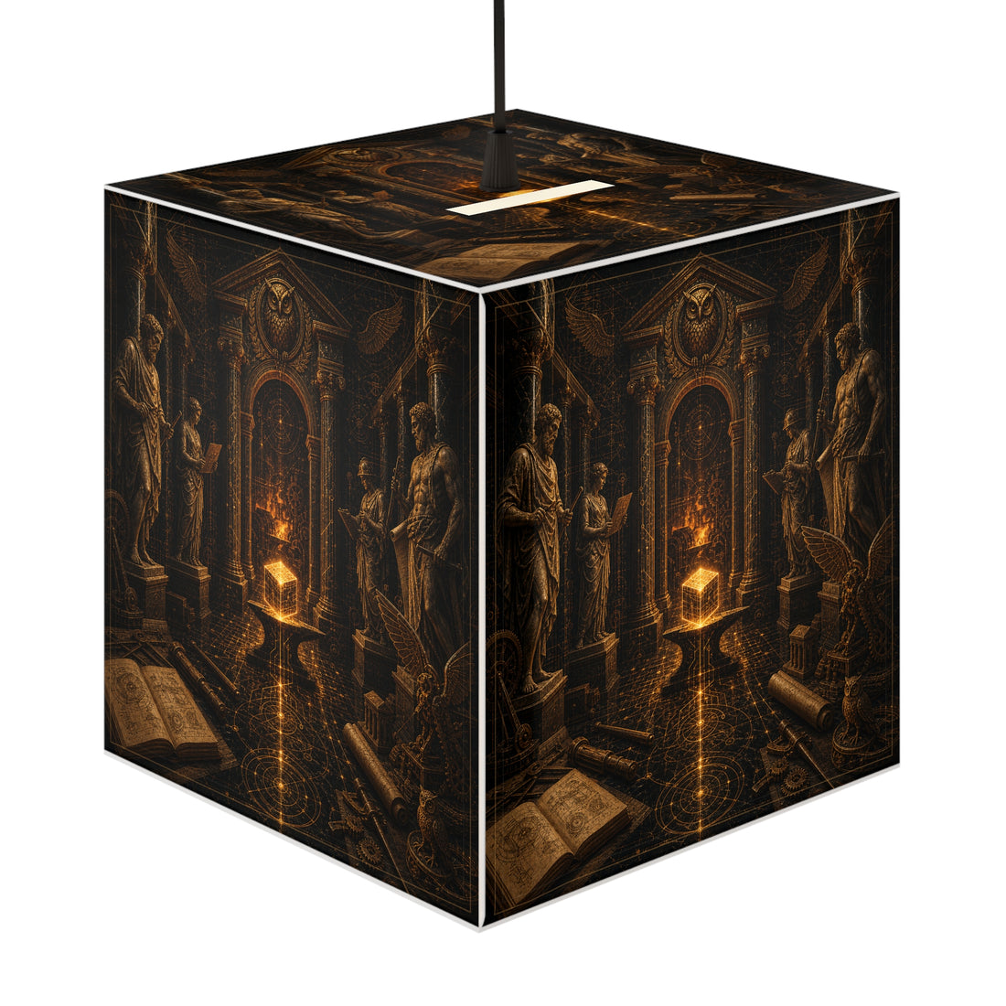 Mythic Mode Light Cube Lamp - Modern Builder Temple