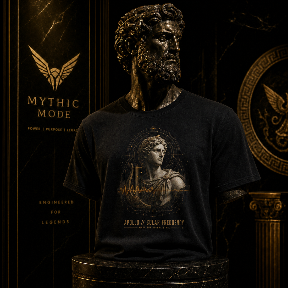 Apollo Solar Frequency T-Shirt — Mythic Mode primary scene