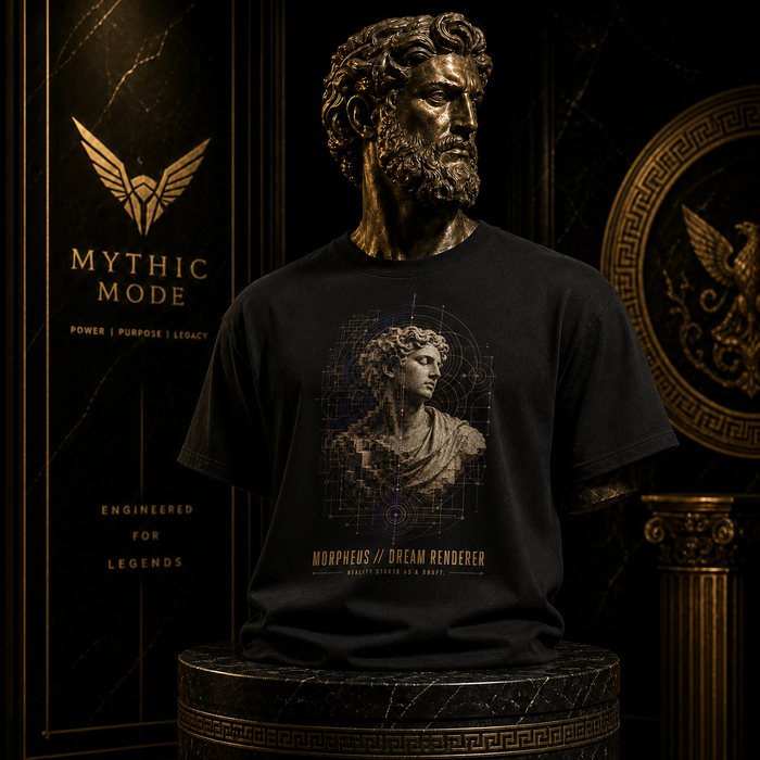 Morpheus Dream Renderer T-Shirt — Mythic Mode primary scene