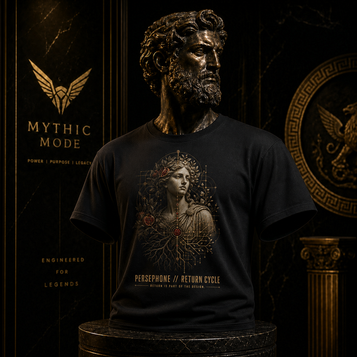 Persephone Return Cycle T-Shirt — Mythic Mode primary scene