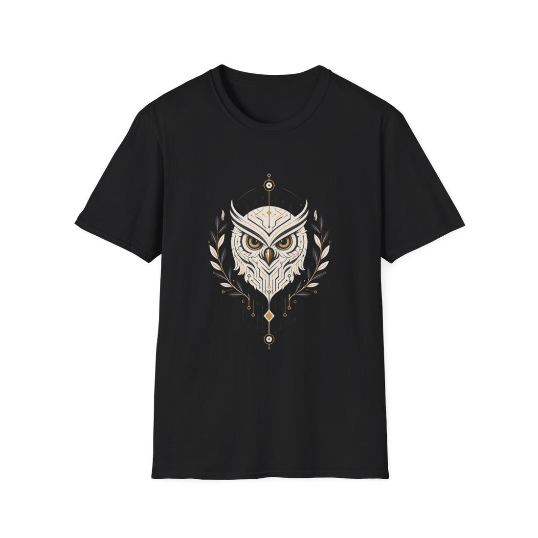 Mythic Mode T-Shirt Owl of Wisdom Printify mockup