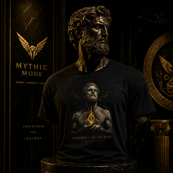 Prometheus First Mover T-Shirt — Mythic Mode primary scene
