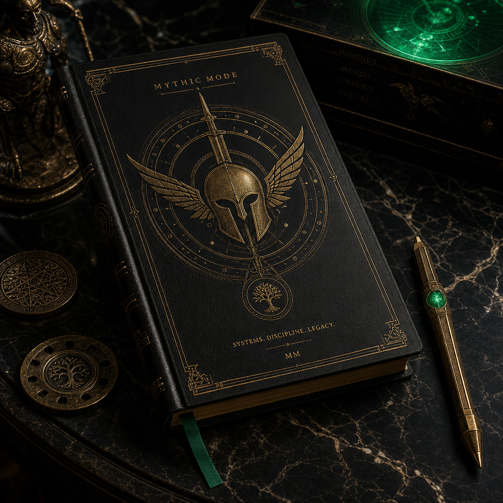 Mythic Mode notebook lifestyle image